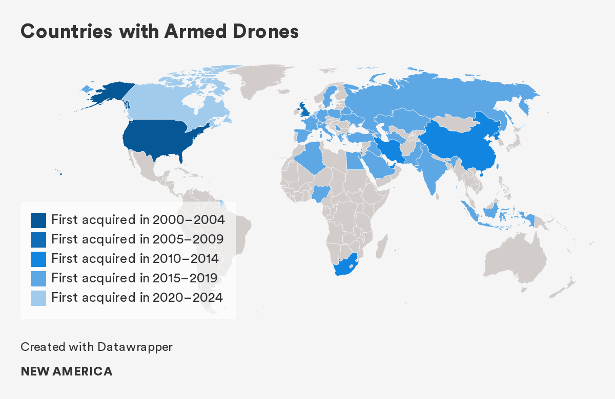 Hoeveel drones heeft Amerika?