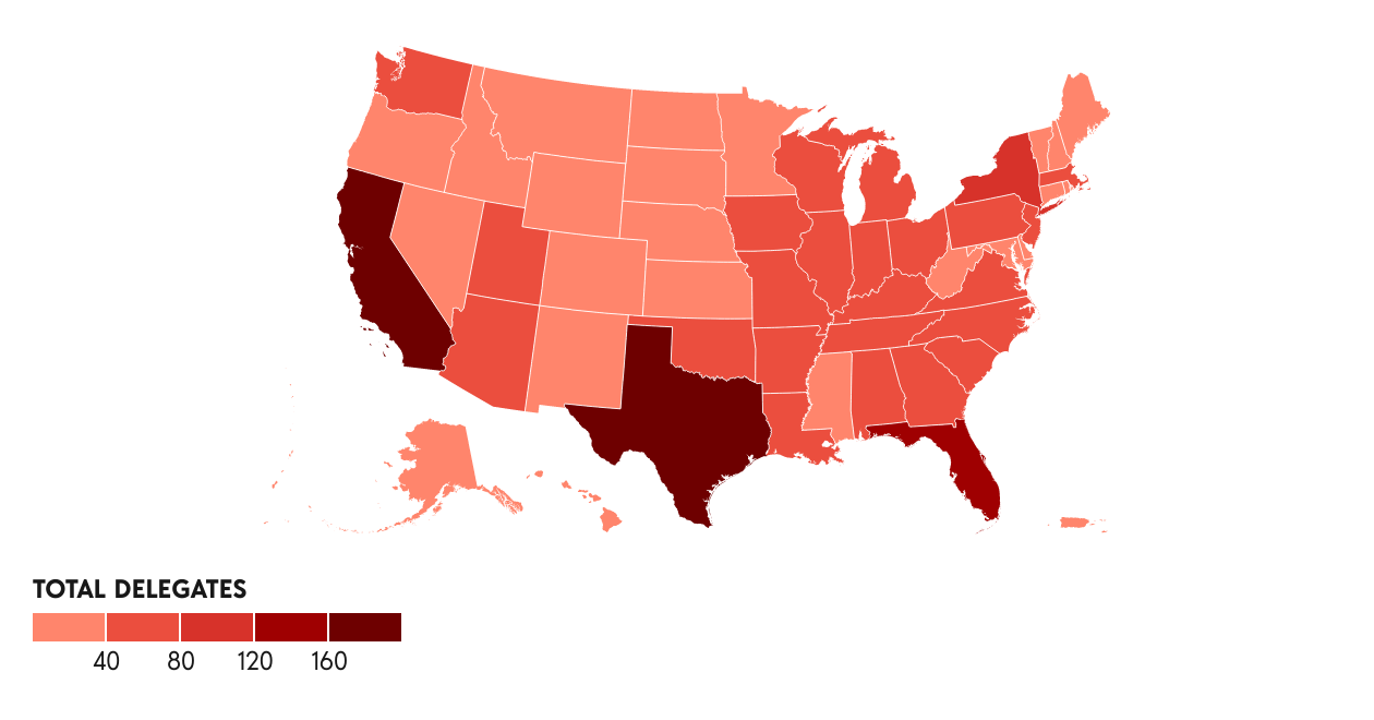 Republican Nomination Delegate Rules | Created with Datawrapper