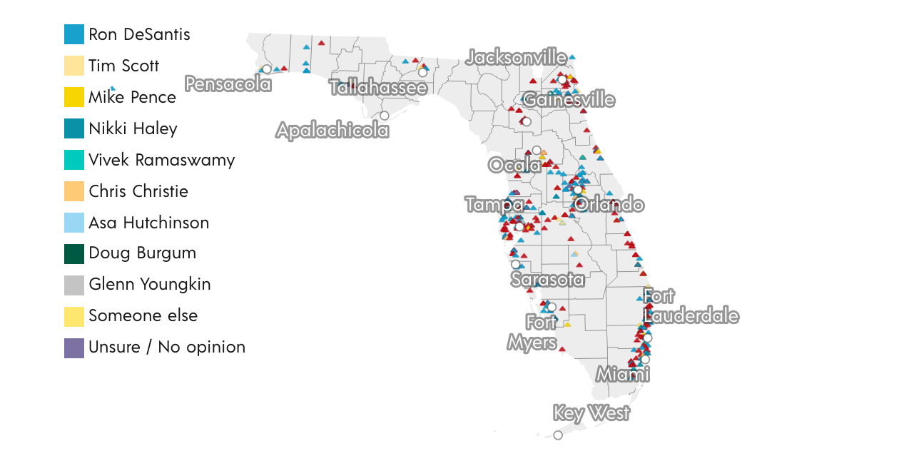 Florida Republican Presidential Nomination | Created with Datawrapper